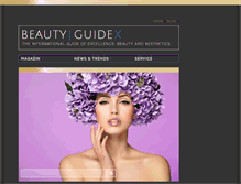 Tablet Screenshot of beautyguide-x.com